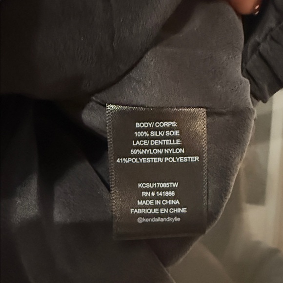 Kendall & Kylie Black Lace Top - Picture 9 of 10